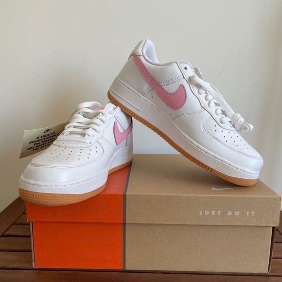 Nike Air Force 1 Low Retro Color of the Month Pink Gum Women 10.5(DM0576-101) - Picture 4 of 17